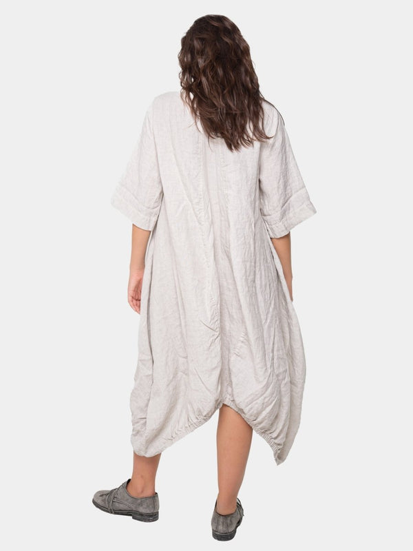 Baci Elastic Hem Amphora Dress Hemp