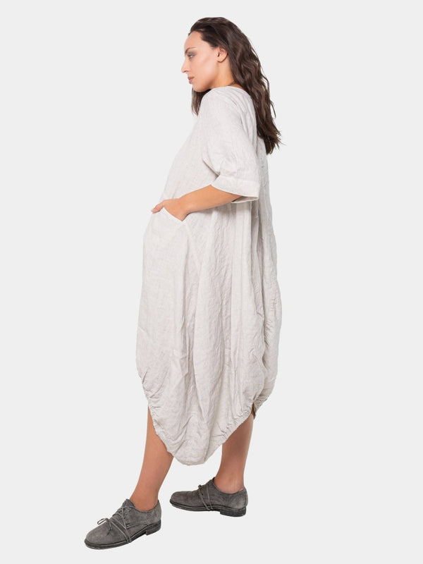 Baci Elastic Hem Amphora Dress Hemp