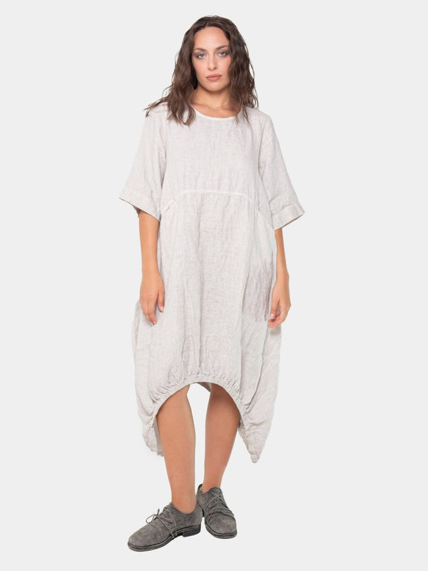 baci Elastic Hem Amphora Dress Hemp