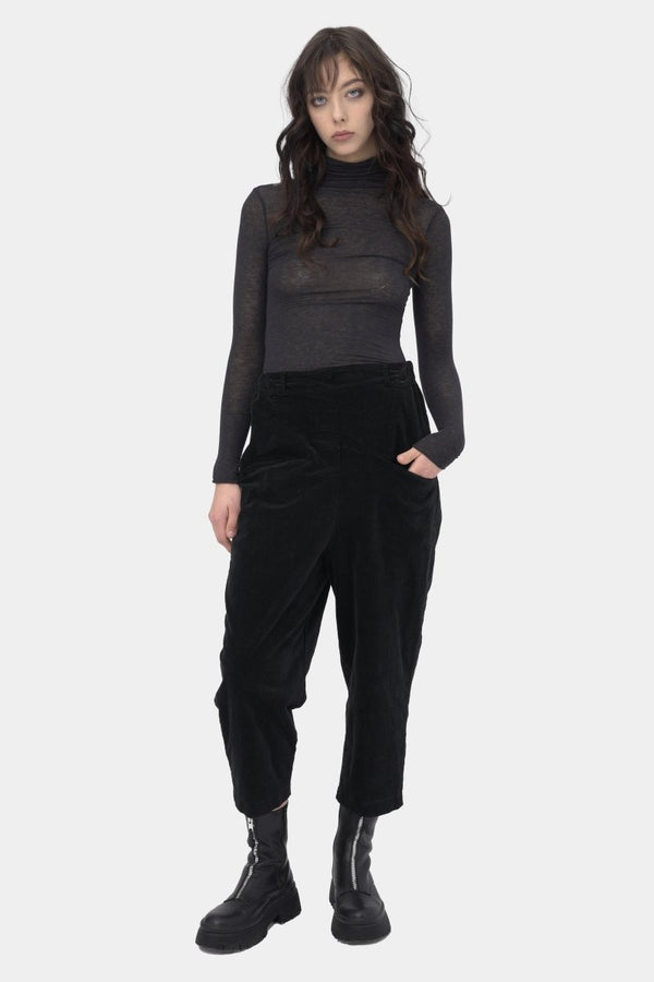 Baci Elastic Seamed Cotton Bottoms Espresso