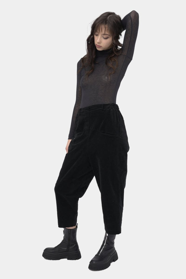 Baci Elastic Seamed Cotton Bottoms Espresso