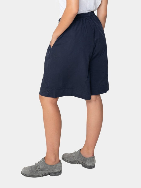 Baci Elastic Waist Bermuda Shorts Camel
