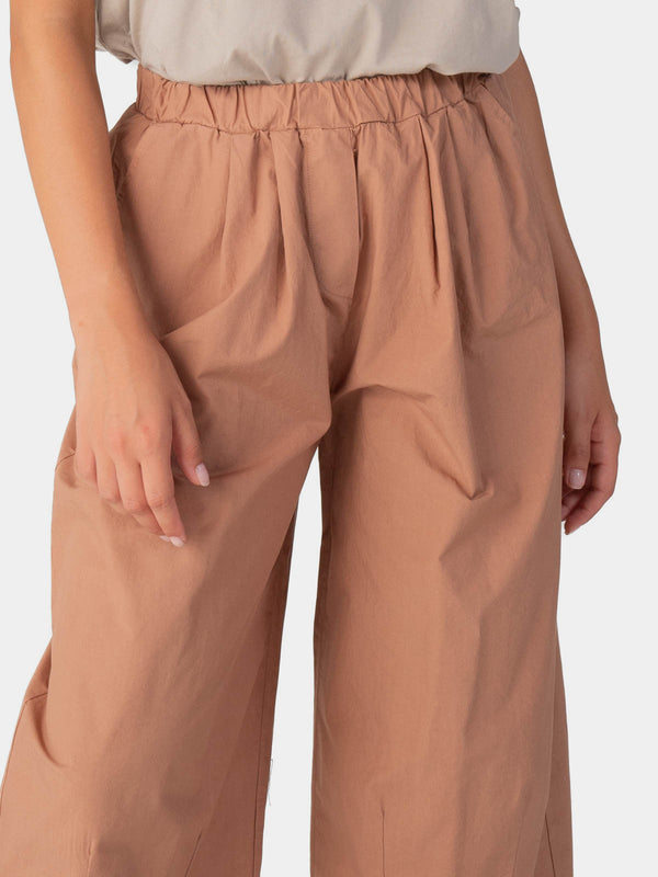 Baci Elastic Waist Cotton Culottes Mare