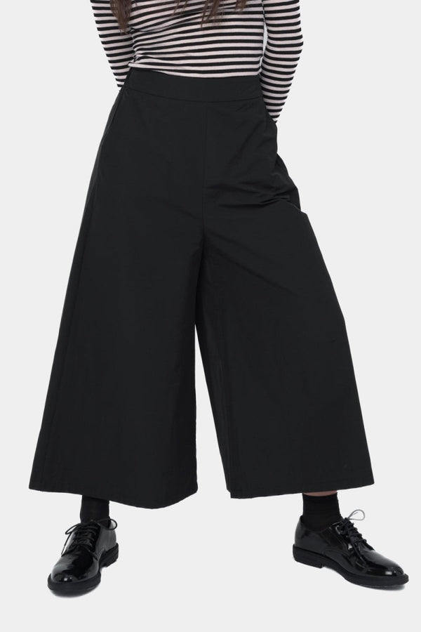 baci Elastic Wide Leg Pant Black
