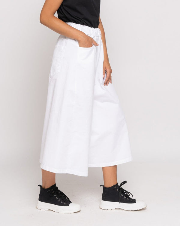 Baci Elastic Wide Leg Trouser Beige