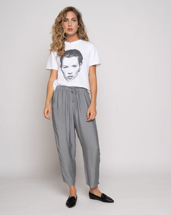 Baci Face Print T Shirt Black