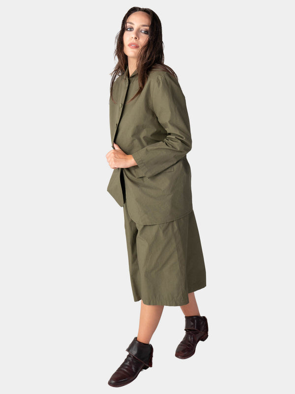 Baci Flap Pocket Cotton Jacket Mare