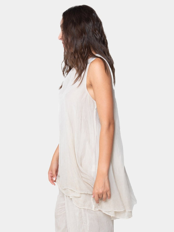 Baci Hi Lo Swing Tank Gold