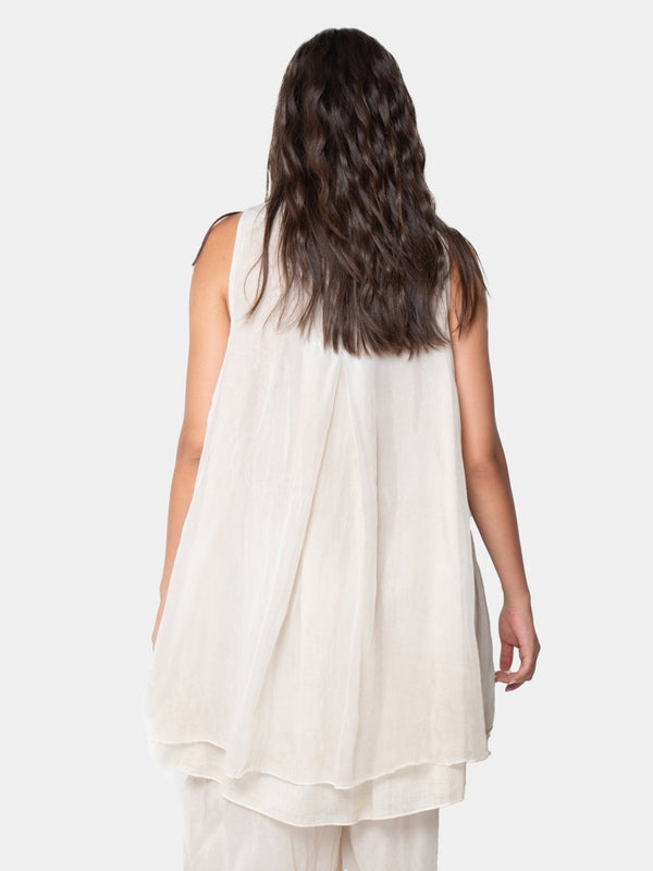 Baci Hi Lo Swing Tank Gold