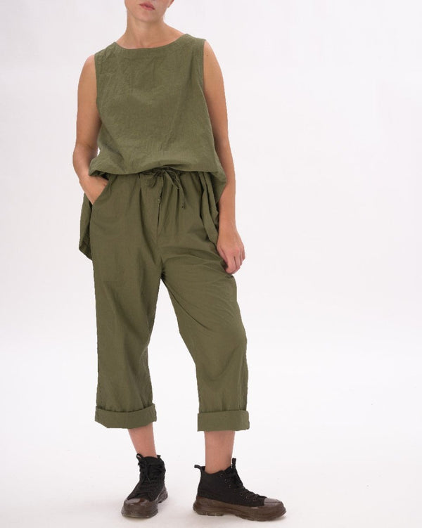 Baci Light Organic Cotton Elastic Pants Deep Blue