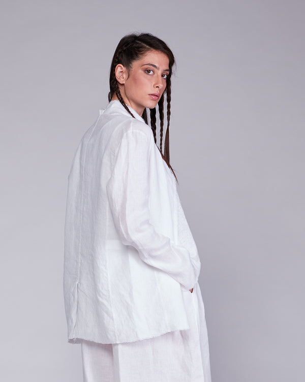 Baci Linen Jacket Juta