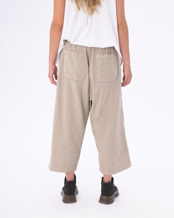 Baci Organic Cotton Elastic Pant Black