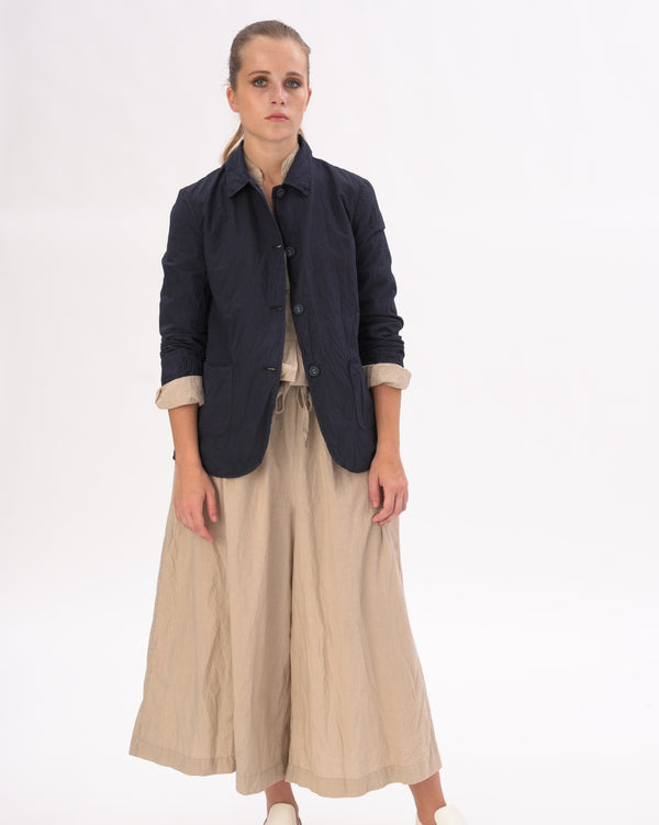 Baci Organic Cotton Up Wind Jacket Deep Blue