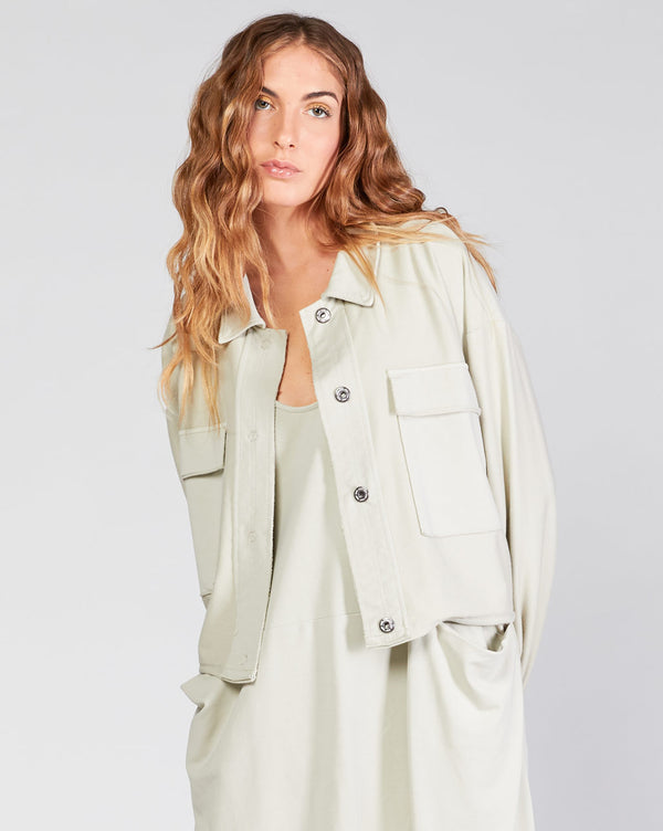 baci Oversized Pocket Jacket Camel