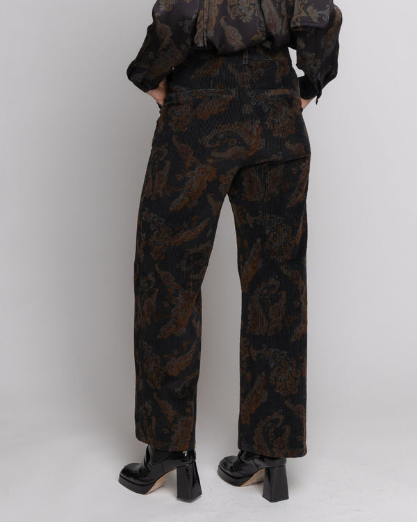 Baci Paisley Wide Leg Pant Large