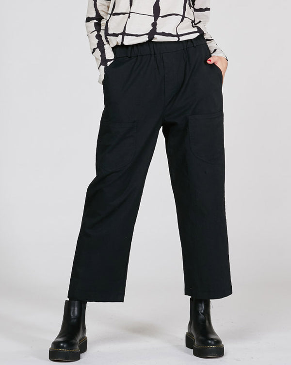 baci Patch Pocket Cargo Pant Beige