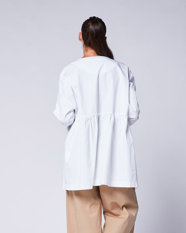 Baci Pleated Duster Jacket Mustard