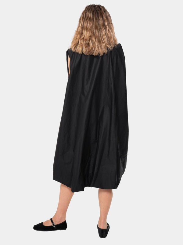 Baci Poplin Balloon Tank Dress Black