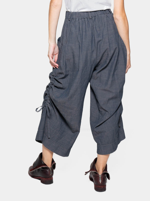 Baci Ruched Leg Cargo Pants Cappuccino