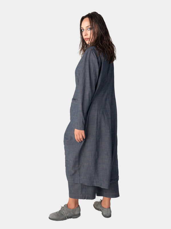 Baci Ruched Open Front Cardigan Cappuccino