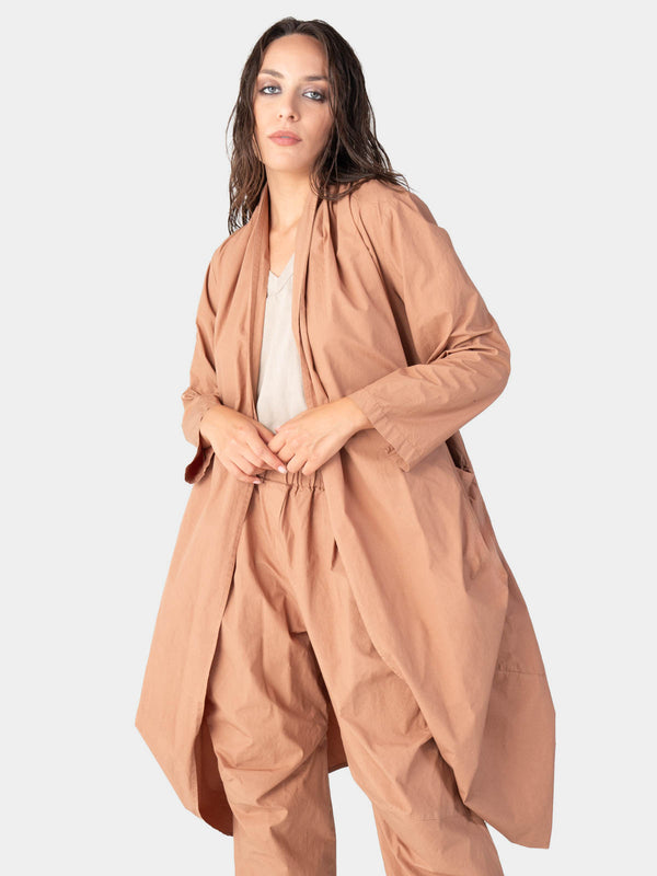 baci Shawl Collar Cotton Cardigan Mare