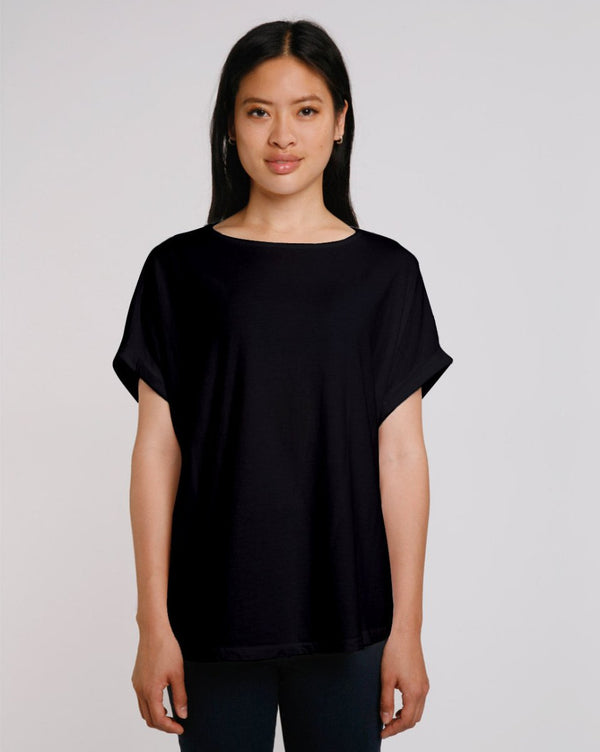 Baci Simple Boatneck Tee Royal Blue