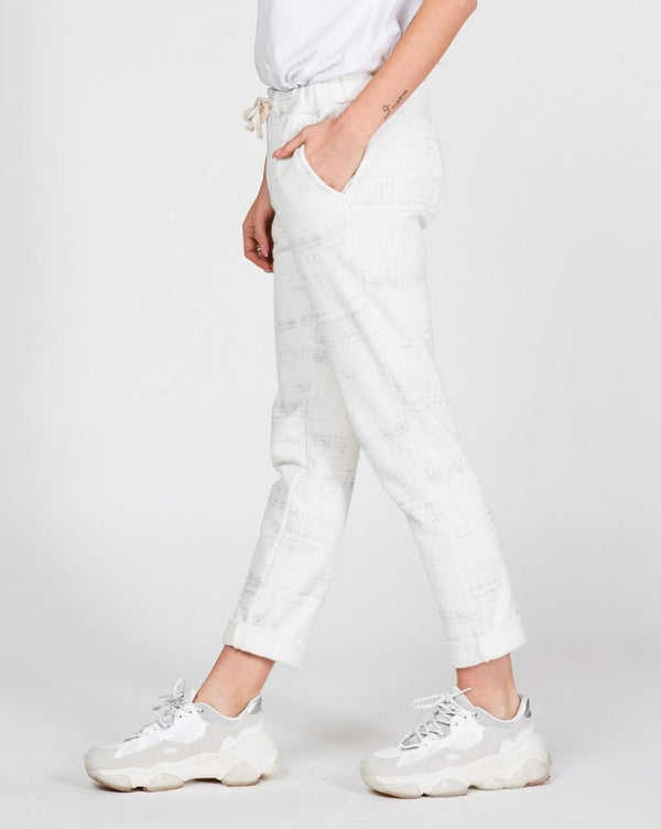 Baci Static Drawstring Elastic Sweatpant Black