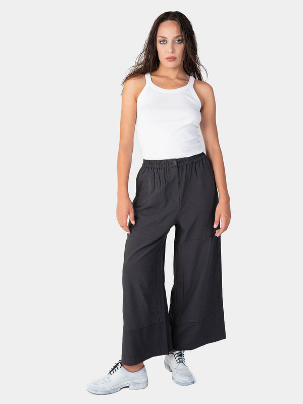 Baci Straight Leg Striped Joggers Black Striped