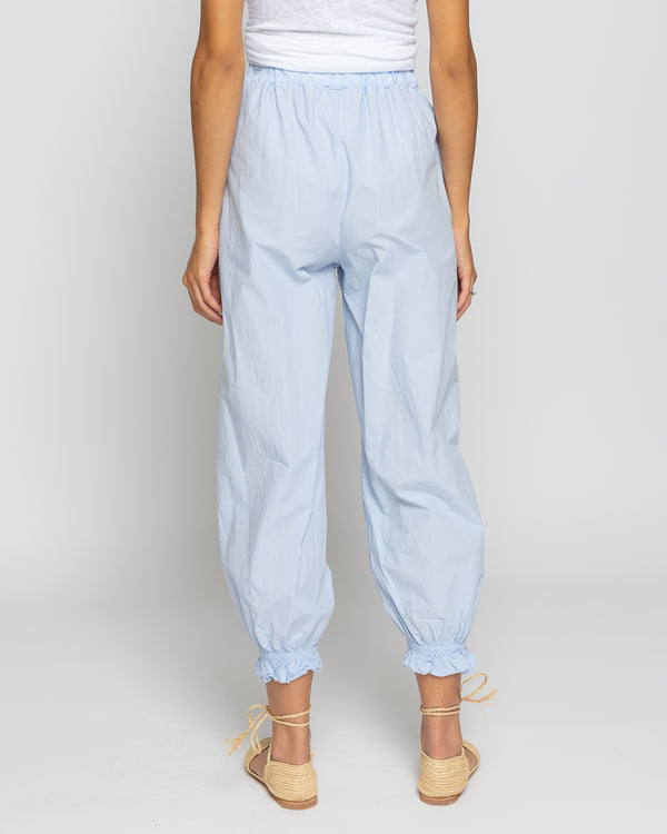 Baci Summer Scrunched Drawstring Sweatpant Camel