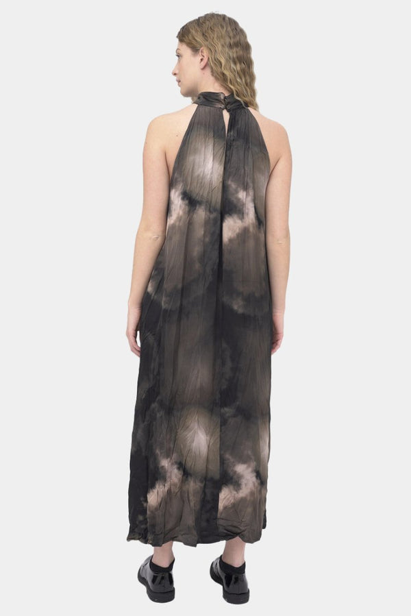 Baci Tie-Dye Long Tank Dress Multi Brown