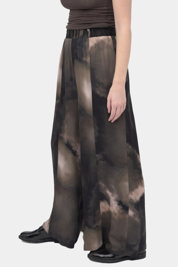 Baci Tie-Dye Maxi Pants Multi Brown
