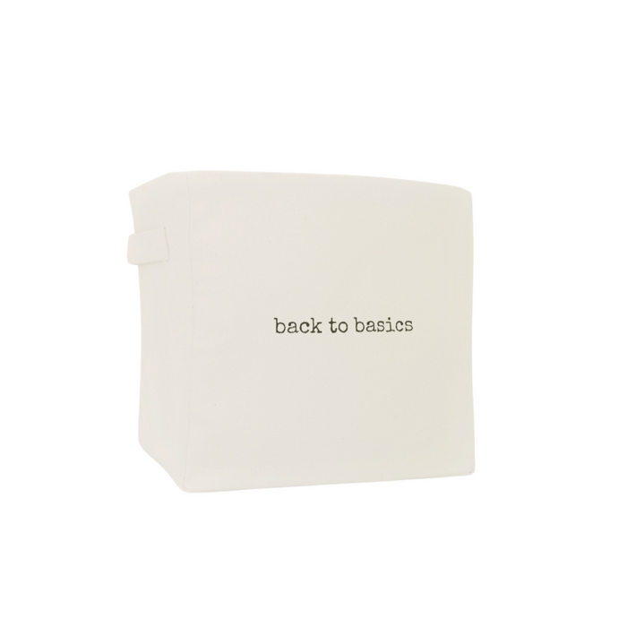 Back To Basics Canvas Bag