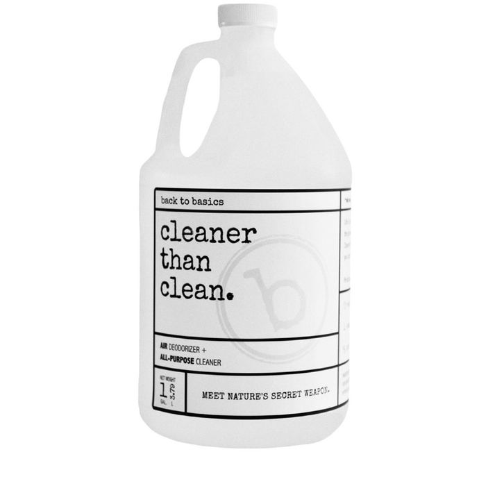 Back To Basics Cleaner Than Clean