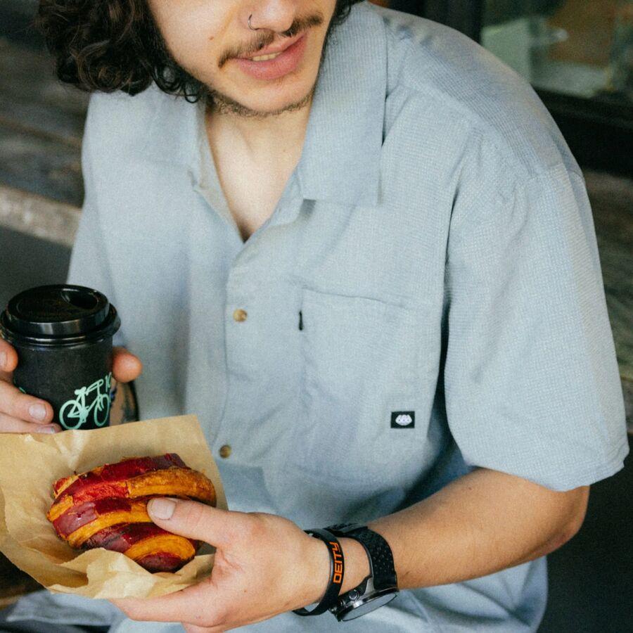 Backcountry 686 Canopy Woven Shirt - Men's Heather Charcoal