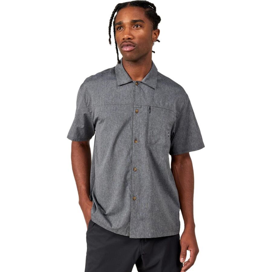 backcountry 686 Canopy Woven Shirt - Men's Heather Charcoal