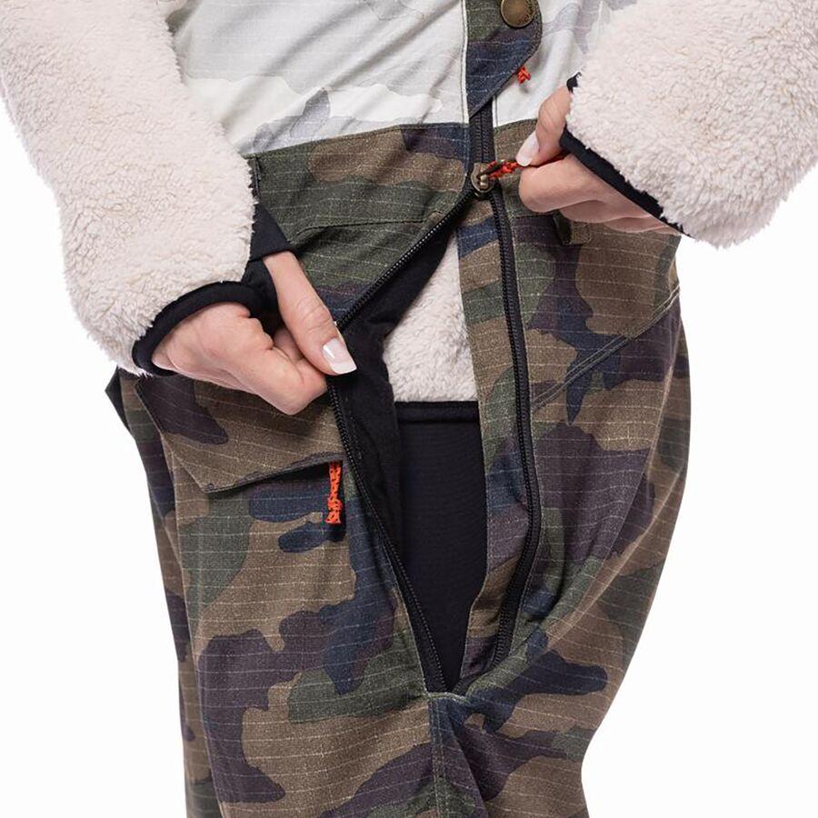 Backcountry 686 Harper Shell Bib Pants 2023 - Women's Dark Camo Clrblk