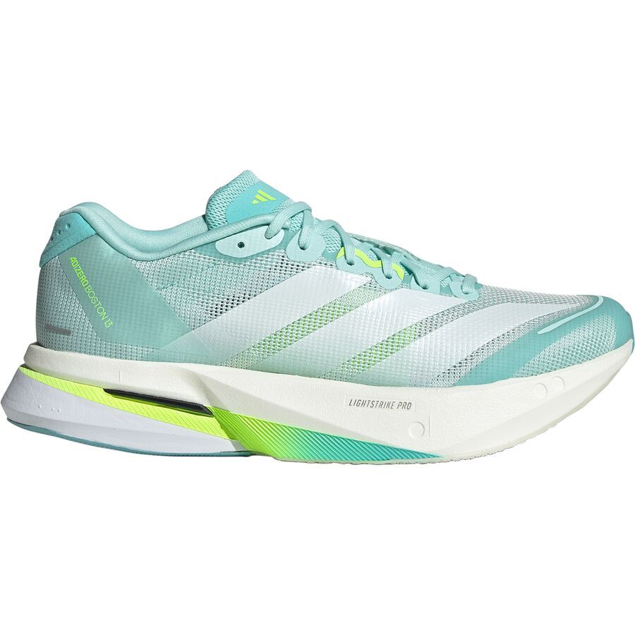 backcountry Adidas Adizero Boston 13 Running Shoe - Women's Semi Flash Aqua/Zero Metallic/Lucid Lemon