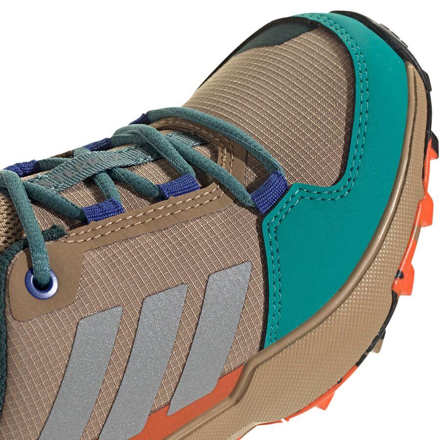 Backcountry Adidas TERREX AX4R Hiking Shoe - Kids' Cardboard/Matte Silver/Pure Teal