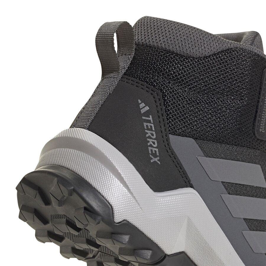 Backcountry Adidas TERREX AX4R Mid Hiking Shoe - Little Kids' Core Black/Grey Four/Grey Six