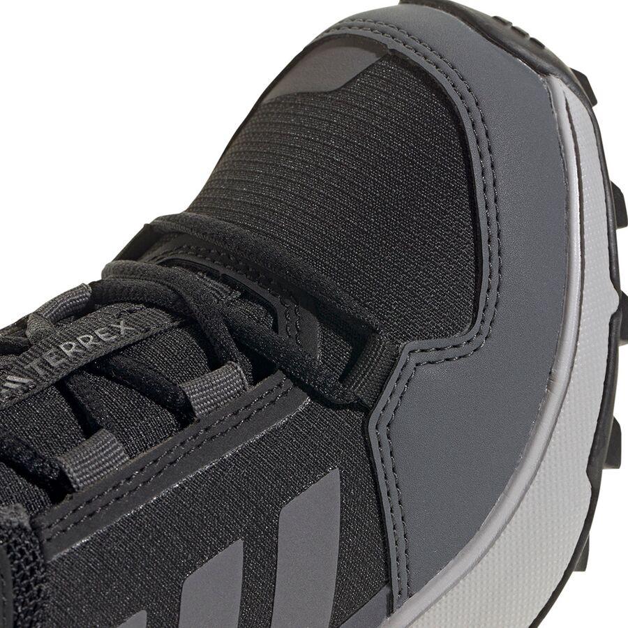 Backcountry Adidas TERREX AX4R Mid Hiking Shoe - Little Kids' Core Black/Grey Four/Grey Six