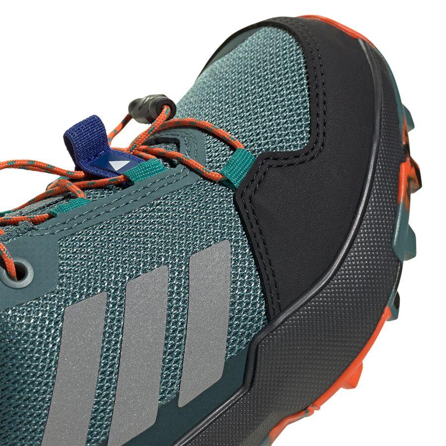 Backcountry Adidas TERREX AX4S SL Shoe - Kids' Preloved Teal/Matte Silver/Semi Impact Orange