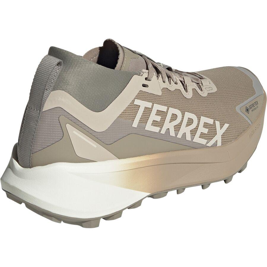 Backcountry Adidas TERREX Terrex Agravic GTX Trail Running Shoe - Men's Blanch Cargo/Alumina/Putty Beige