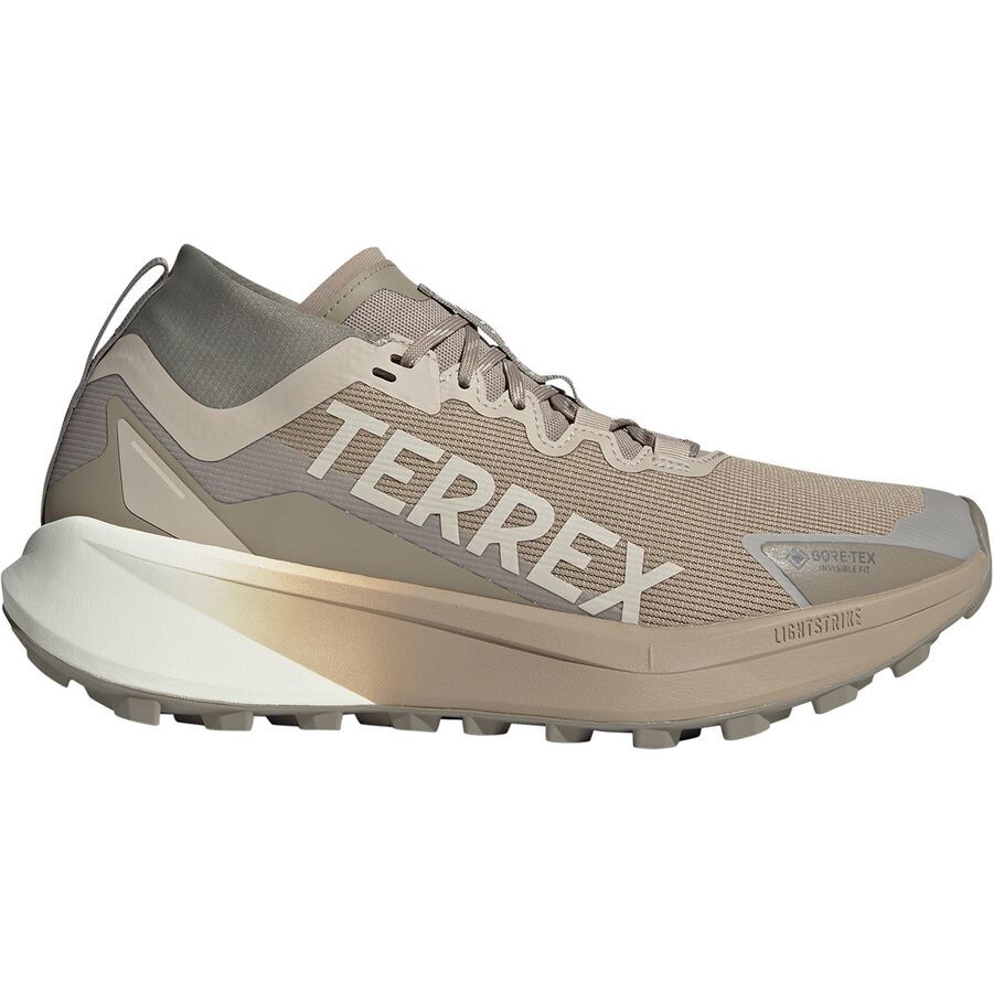 backcountry Adidas TERREX Terrex Agravic GTX Trail Running Shoe - Men's Blanch Cargo/Alumina/Putty Beige