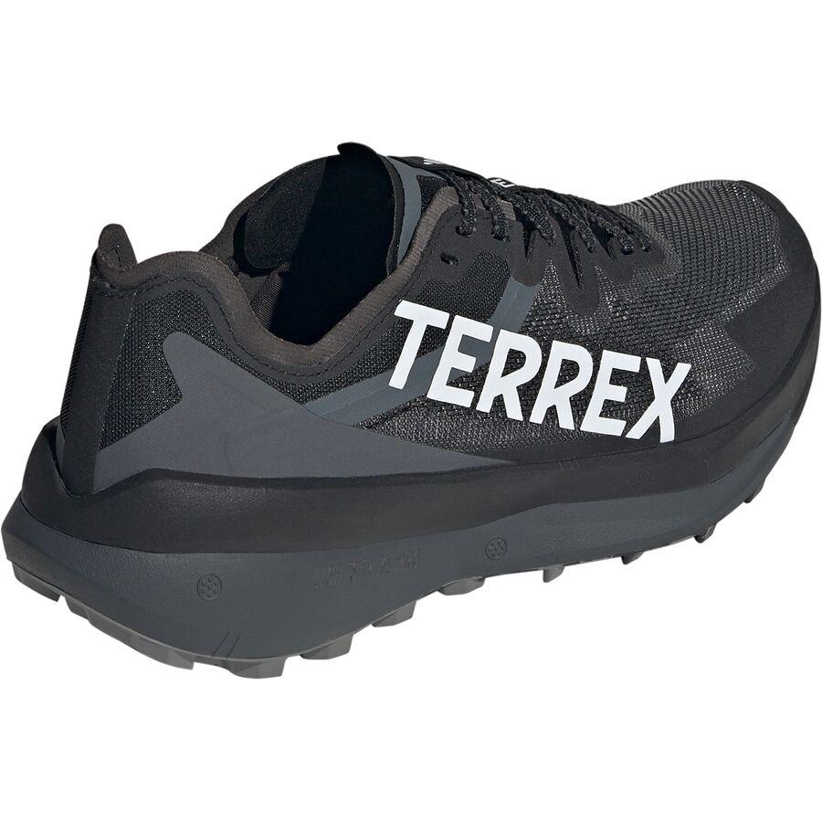 Backcountry Adidas TERREX Terrex Agravic Speed Trail Running Shoe - Men's Core Black/Dash Grey/Grey Four