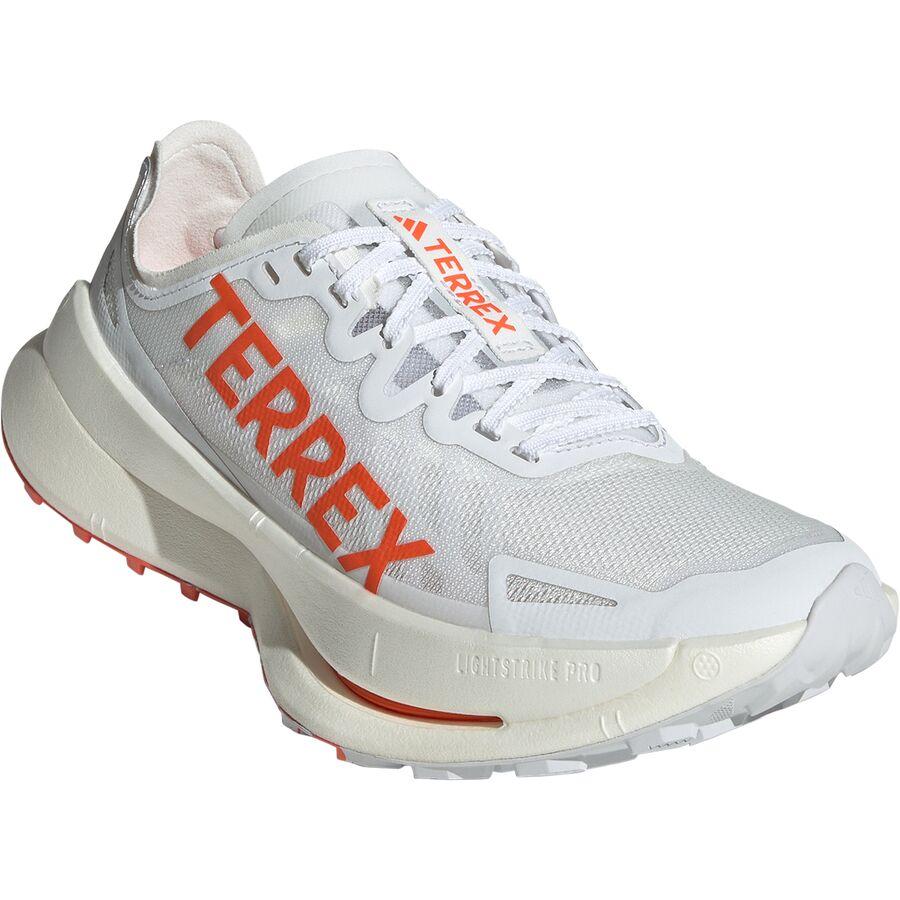 Backcountry Adidas TERREX Terrex Agravic Speed Ultra Trail Running Shoe - Women's Ftwr White/Impact Orange/Dash Grey