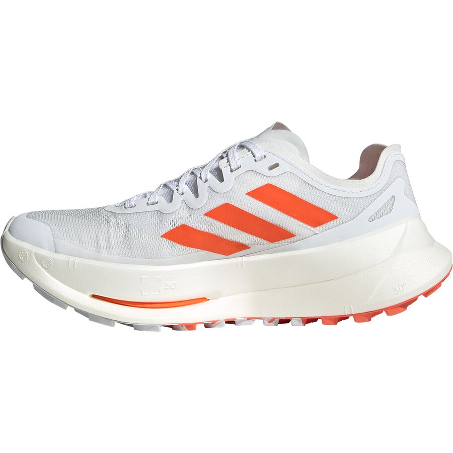 Backcountry Adidas TERREX Terrex Agravic Speed Ultra Trail Running Shoe - Women's Ftwr White/Impact Orange/Dash Grey