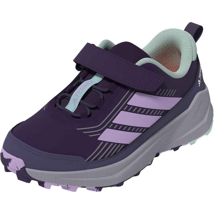 Backcountry Adidas TERREX Terrex Trailmaker 2 CF Hiking Shoe - Kids' Aurora Plum/Powder Plum/Semi Flash Aqua