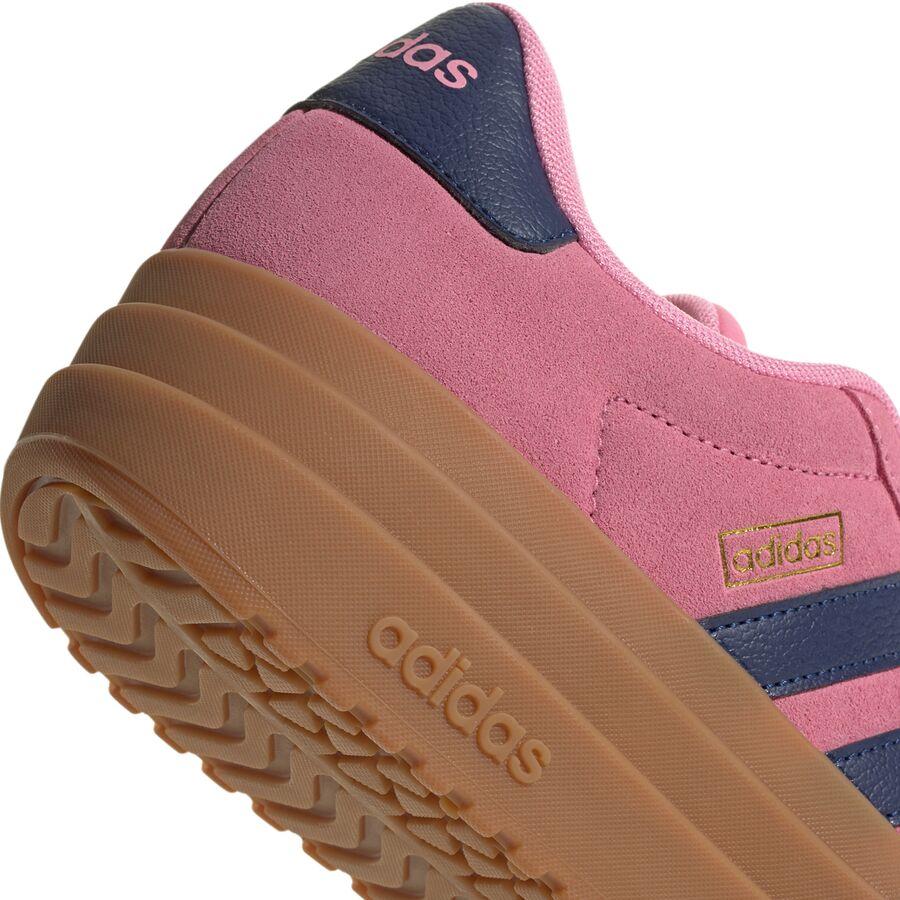 Backcountry Adidas VL Court Bold Shoe - Women's Bliss Pink/Dark Blue/Gold Metallic