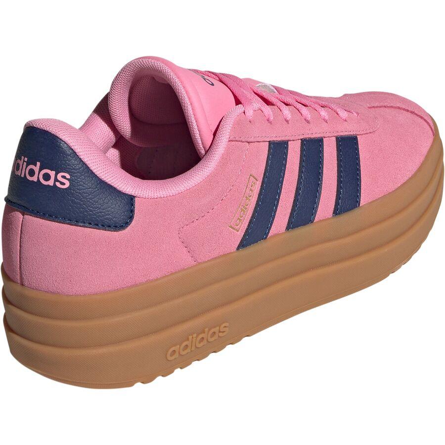 Backcountry Adidas VL Court Bold Shoe - Women's Bliss Pink/Dark Blue/Gold Metallic