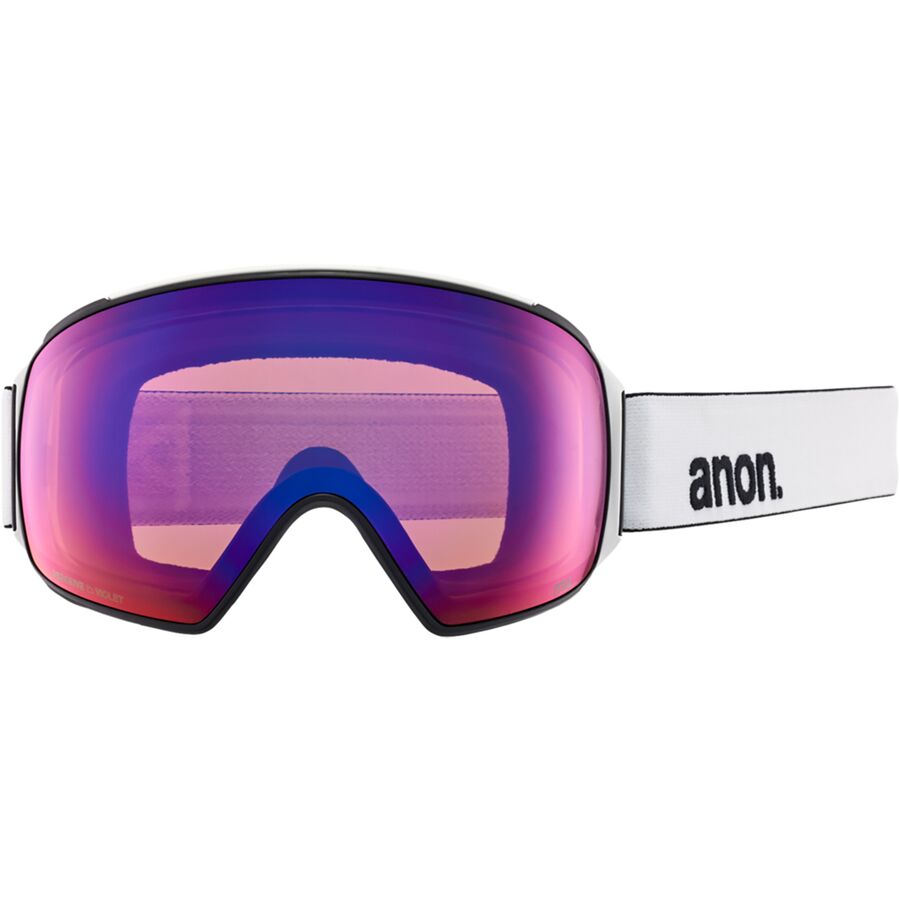 Backcountry Anon M4 MFI Toric Goggles White/Perceive Sunny Onyx/Spare Lens-Perceive Variable Violet